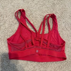 Lululemon Pink Strappy Sports bra 10